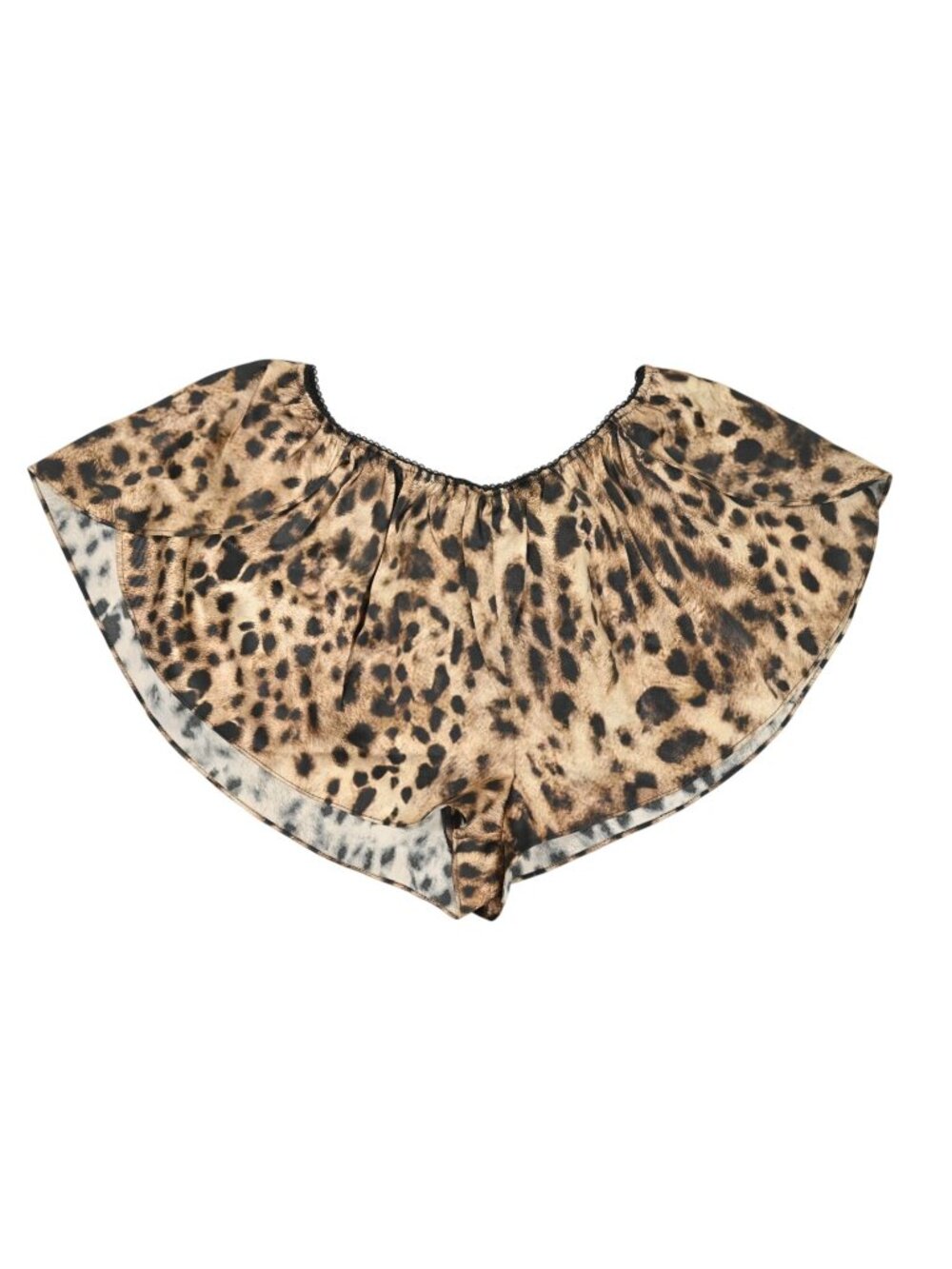Khy Silk Pajama Shorts Luxury in Leopard Print